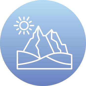 icono de vector de desierto