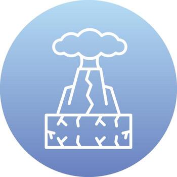 Volcano Vector Icon