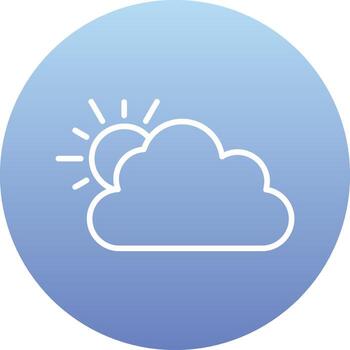 Cloudy Vector Icon