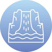 Waterfal Vector Icon