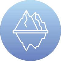 Iceberg Vector Icon