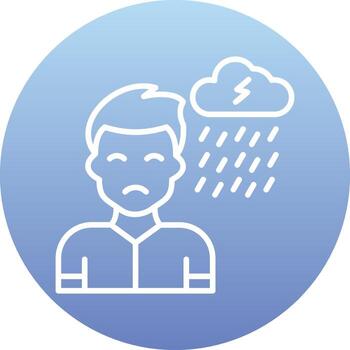 Depression Vector Icon