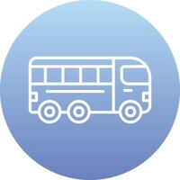 icono de vector de bus