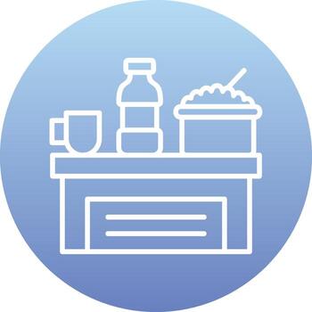 Linar degradado circulo vector