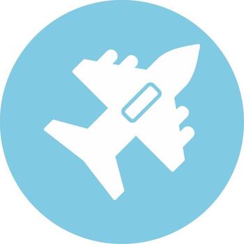 icono de vector de avión