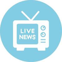 Live News Vector Icon