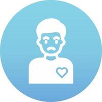 Volunteer Man Vector Icon