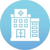 icono de vector de hospital