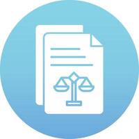 icono de vector de documento legal