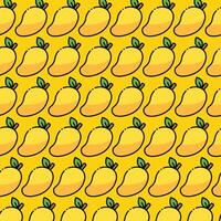 Mango pattern design or background vector