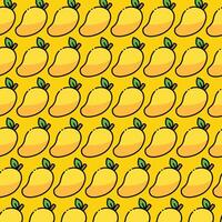 Mango pattern design or background vector