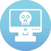 icono de vector de piratería informática