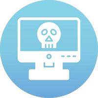 Computer Hacking Vector Icon