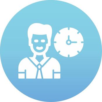 Work Time Vector Icon