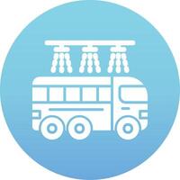 Bus Wash Vector Icon