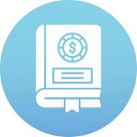 Financial Book Vector Icon