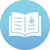 Biology Book Vector Icon