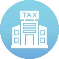 Tax Office Building Vector Icon