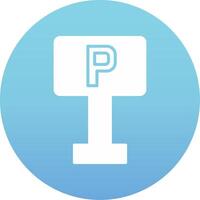 Parking Sign Vector Icon