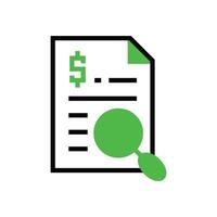 Research payment icon illustration design. Vector design