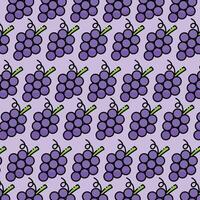 Grape pattern design or background vector