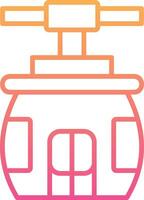 Cableway Vector Icon