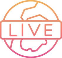 Live Broadcast Vector Icon