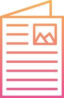 Flyer Vector Icon