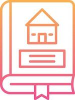 Architecture Book Vector Icon