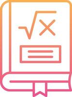 Maths Book Vector Icon