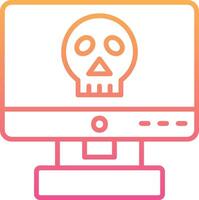 Computer Hacking Vector Icon