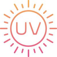 ultravioleta vector icono