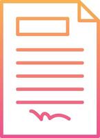 Contract Vector Icon