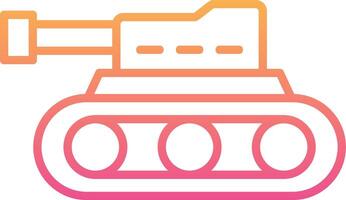 icono de vector de tanque