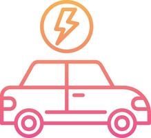 Electric Car Vector Icon