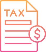 Tax Payment Vector Icon