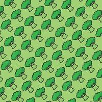 Broccoli pattern design or background vector