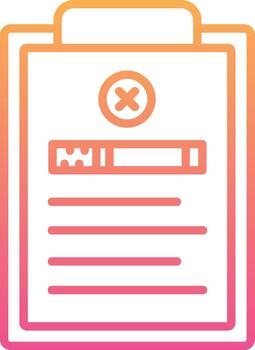 line gradient icon vector