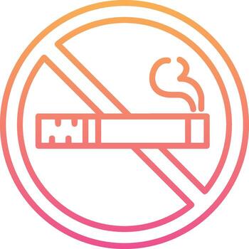 line gradient icon vector