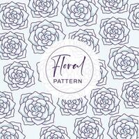 Design flowers template pattern design vector