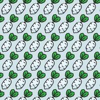 Radish pattern design or background vector