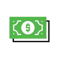 dinero icono ilustración diseño. vector diseño