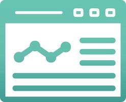 glyph gradient icon vector