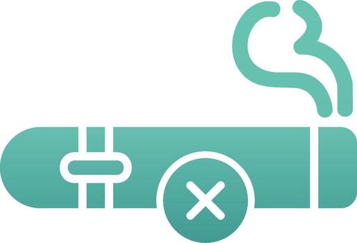 glifo degradado vector