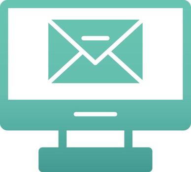 glifo degradado vector