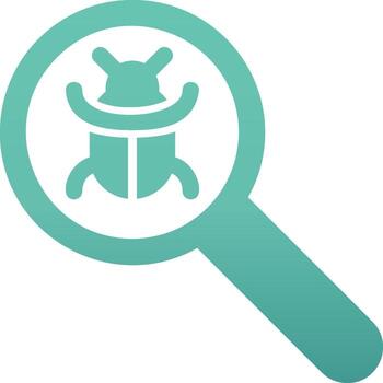 glifo degradado vector