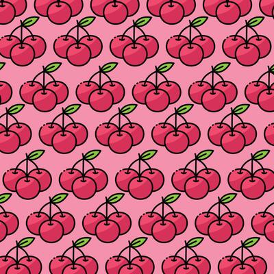 Cherry pattern design or background