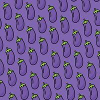 Eggplant pattern design or background vector