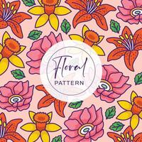 Design flowers template pattern design vector