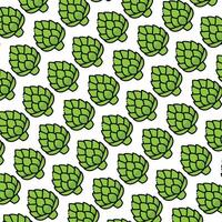 Artichoke pattern design or background vector